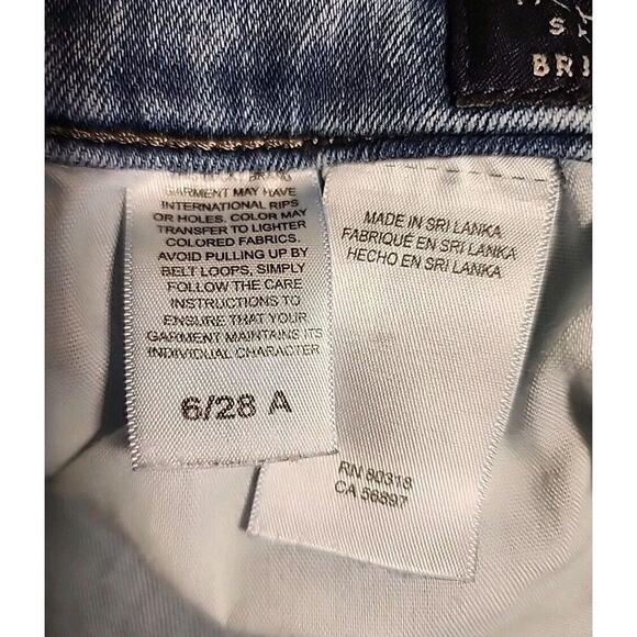 Lucky Brand Bridgette Skinny Jeans Womens Size 6/28 Blue Mid Rise Spandex Blend - Picture 6 of 6